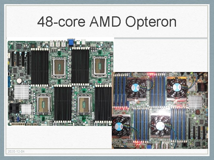48 -core AMD Opteron 2020 -12 -04 