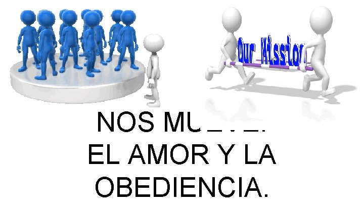 NOS MUEVE: EL AMOR Y LA OBEDIENCIA. 