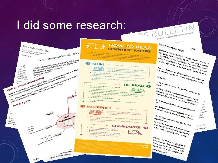 I did some research: I did some research: