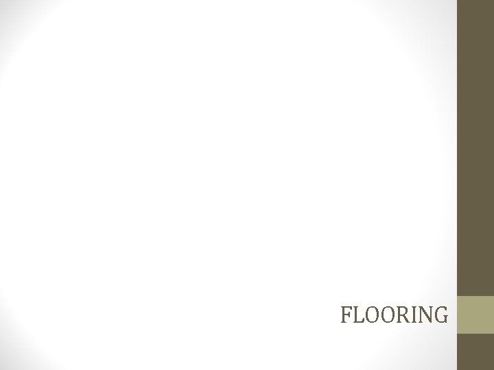 FLOORING 