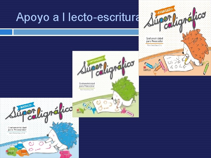 Apoyo a l lecto-escritura 