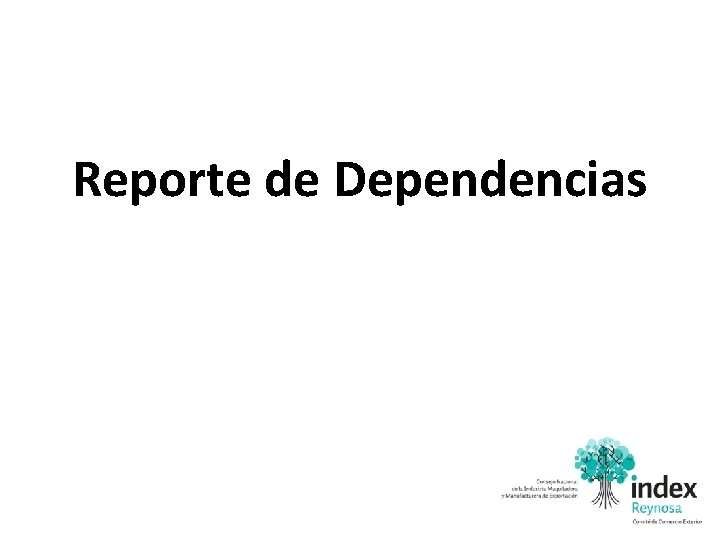 Reporte de Dependencias 