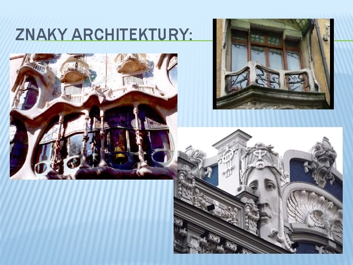 ZNAKY ARCHITEKTURY: 