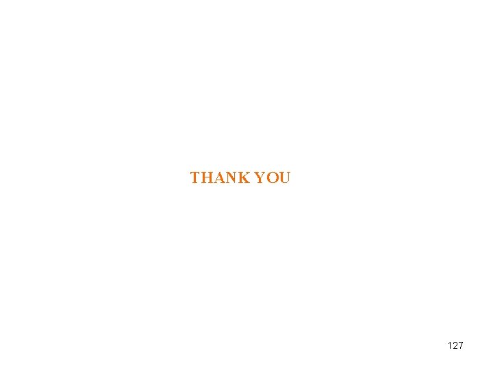 THANK YOU 127 THANK YOU 127