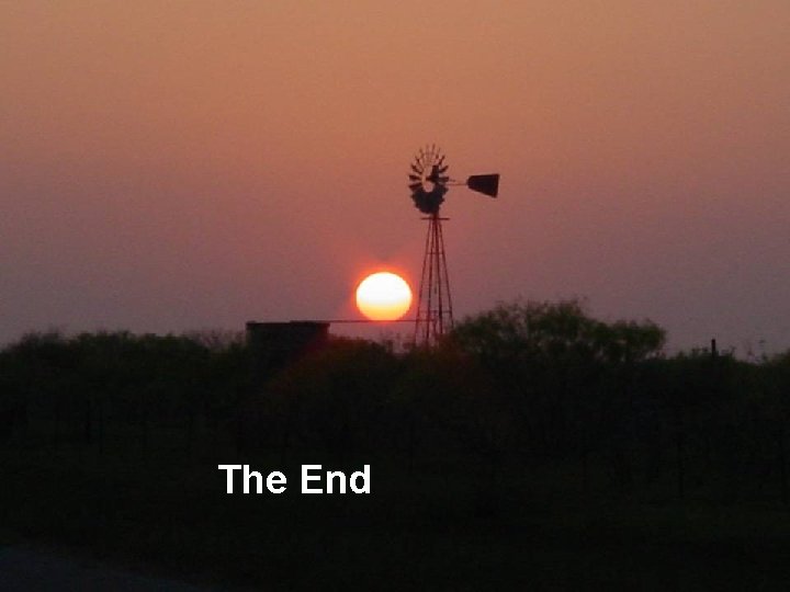 The End 