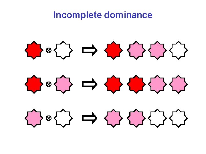 Incomplete dominance 