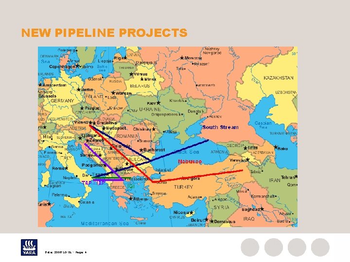 NEW PIPELINE PROJECTS Date: 2008 -10 -01 - Page: 4 