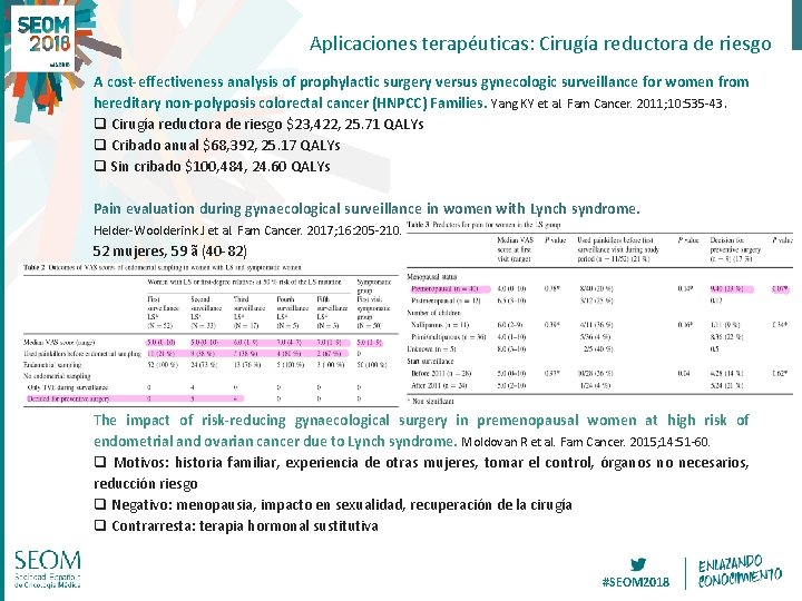 Aplicaciones terapéuticas: Cirugía reductora de riesgo A cost-effectiveness analysis of prophylactic surgery versus gynecologic Aplicaciones terapéuticas: Cirugía reductora de riesgo A cost-effectiveness analysis of prophylactic surgery versus gynecologic