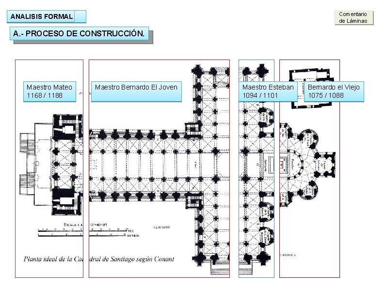 Comentario de Láminas ANALISIS FORMAL A. - PROCESO DE CONSTRUCCIÓN. Maestro Mateo 1168 / Comentario de Láminas ANALISIS FORMAL A. - PROCESO DE CONSTRUCCIÓN. Maestro Mateo 1168 /