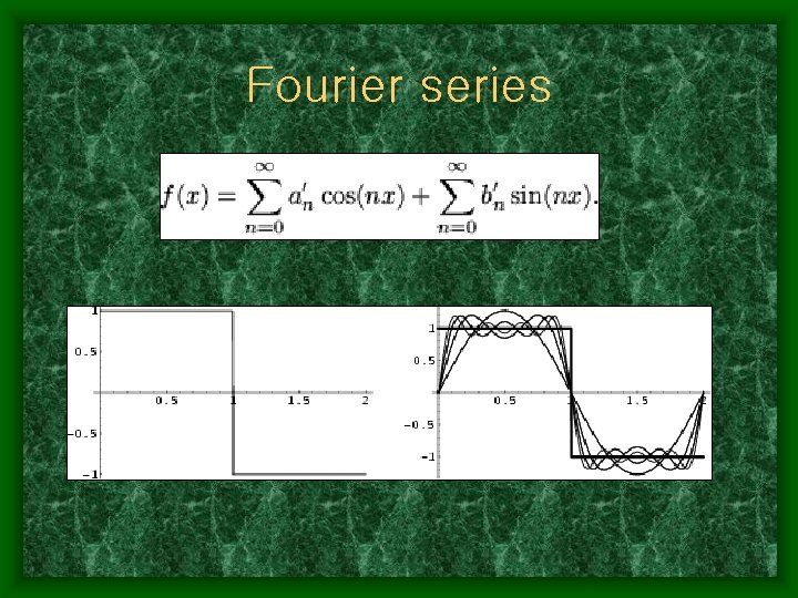 Fourier series 