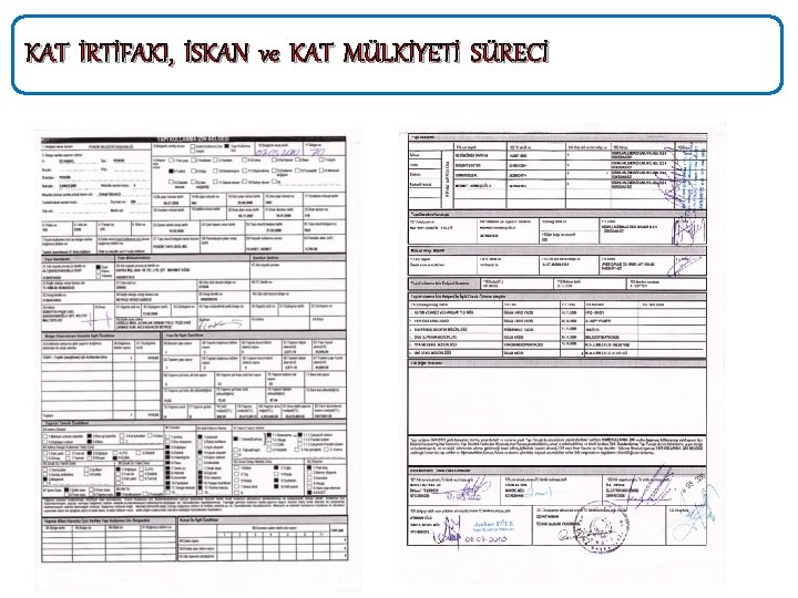 KAT İRTİFAKI, İSKAN ve KAT MÜLKİYETİ SÜRECİ 