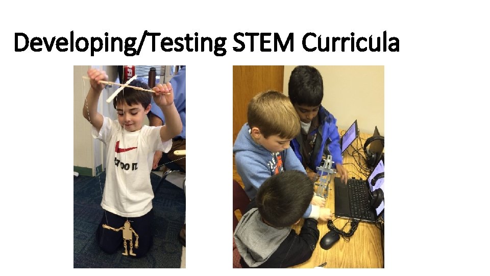 Developing/Testing STEM Curricula 