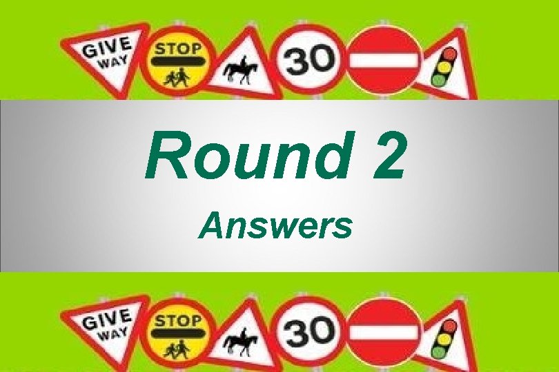 The 2019 Primary School Road Safety Quiz FINAL