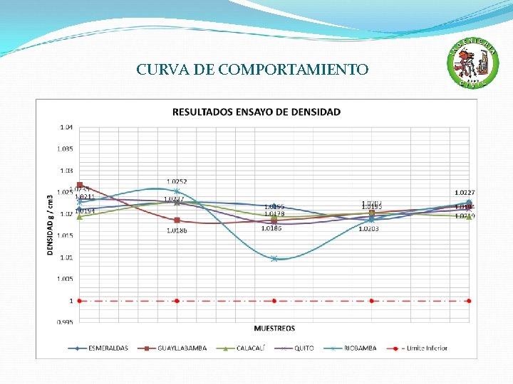 CURVA DE COMPORTAMIENTO 