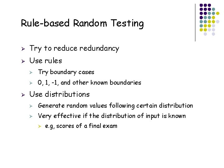 Automation of Test Case Generation Testing is expensive
