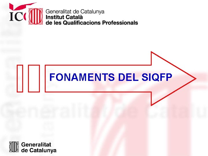 FONAMENTS DEL SIQFP FONAMENTS DEL SIQFP