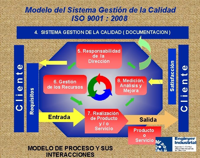 SISTEMA GESTIN DE LA CALIDAD ISO 9001 2008