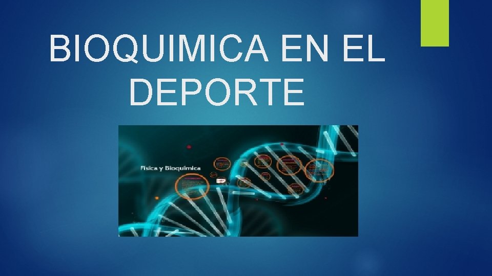 BIOQUIMICA EN EL DEPORTE 