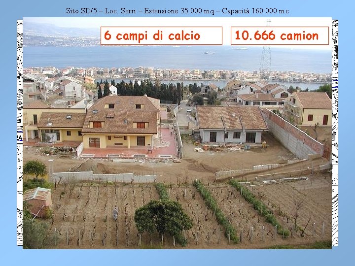 Sito SD/5 – Loc. Serri – Estensione 35. 000 mq – Capacità 160. 000 Sito SD/5 – Loc. Serri – Estensione 35. 000 mq – Capacità 160. 000