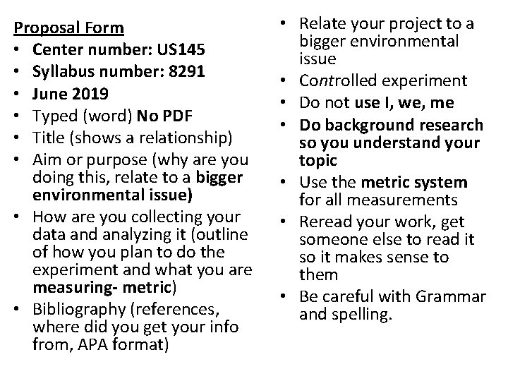Proposal Form • Center number: US 145 • Syllabus number: 8291 • June 2019 Proposal Form • Center number: US 145 • Syllabus number: 8291 • June 2019