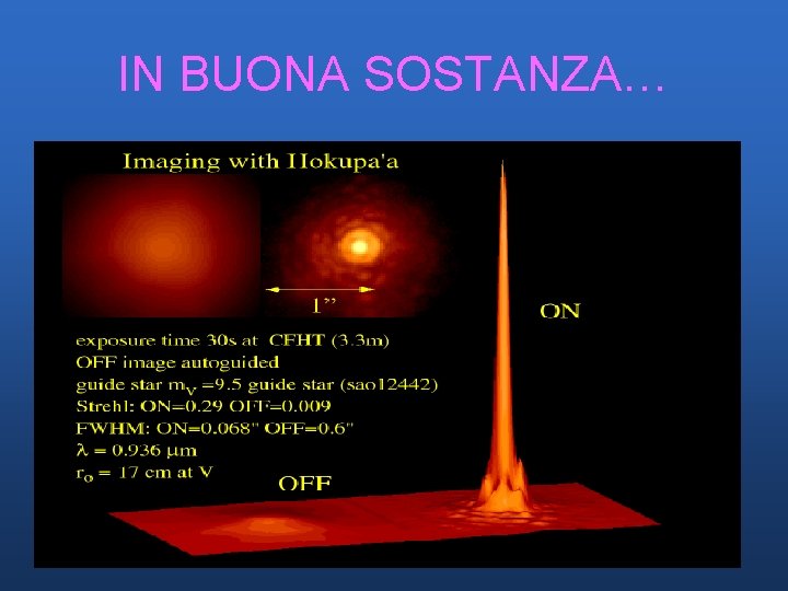 IN BUONA SOSTANZA… IN BUONA SOSTANZA…