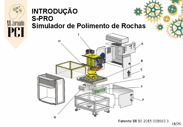 INTRODUÇÃO S-PRO Simulador de Polimento de Rochas Patente BR 10 2015 031693 3 10/25 INTRODUÇÃO S-PRO Simulador de Polimento de Rochas Patente BR 10 2015 031693 3 10/25
