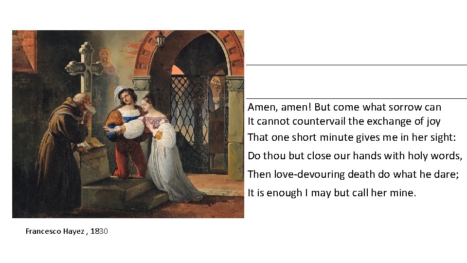 Amen, amen! But come what sorrow can It cannot countervail the exchange of joy Amen, amen! But come what sorrow can It cannot countervail the exchange of joy