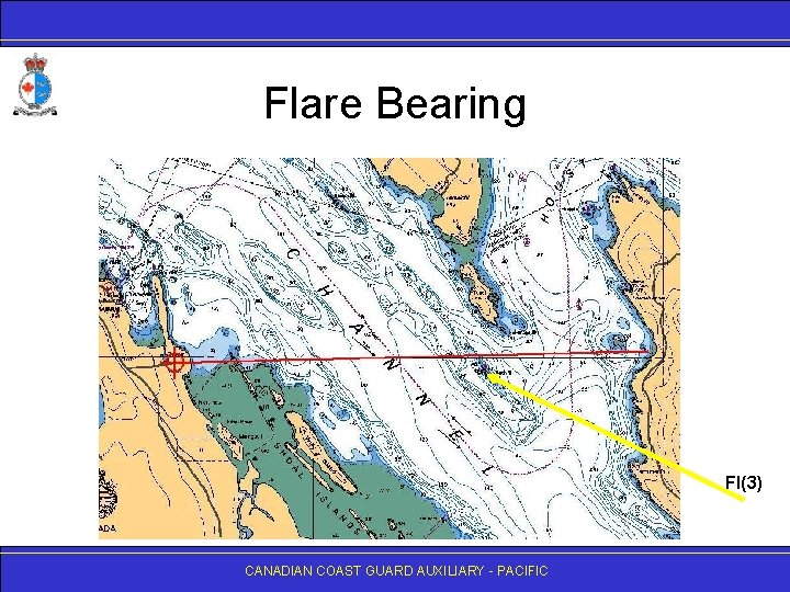 Flare Bearing Fl(3) CANADIAN COAST GUARD AUXILIARY - PACIFIC 