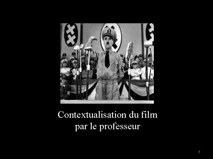 Contextualisation du film par le professeur 6 