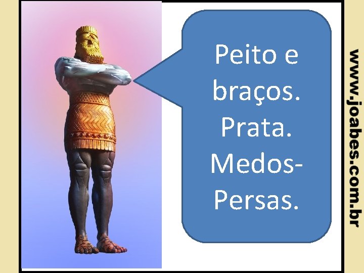 Peito e braços. Prata. Medos. Persas. 