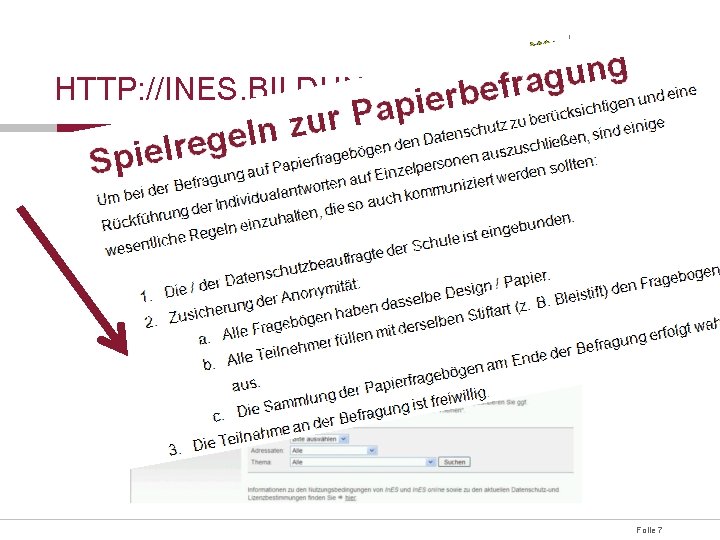 HTTP: //INES. BILDUNG-RP. DE Folie 7 