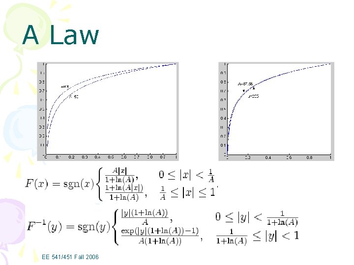 A Law EE 541/451 Fall 2006 