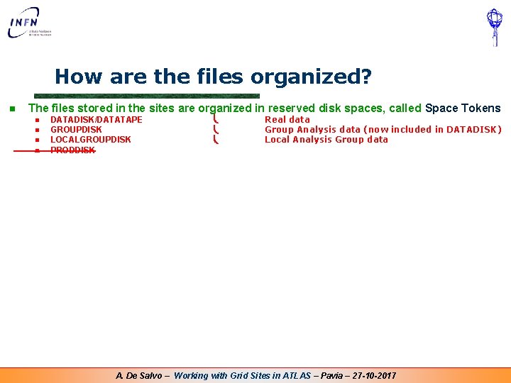 How are the files organized? n The files stored in the sites are organized How are the files organized? n The files stored in the sites are organized
