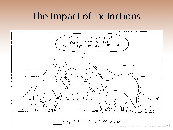 The Impact of Extinctions 