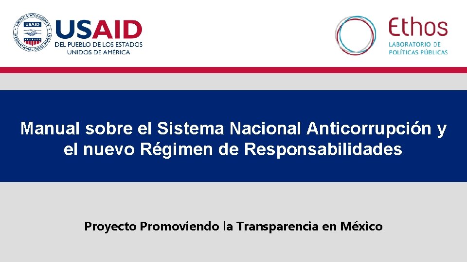 Manual sobre el Sistema Nacional Anticorrupcin y el