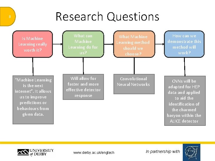 Research Questions 3 Is Machine Learning really worth it? “Machine Learning is the next