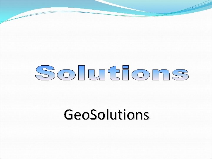 Geo. Solutions 