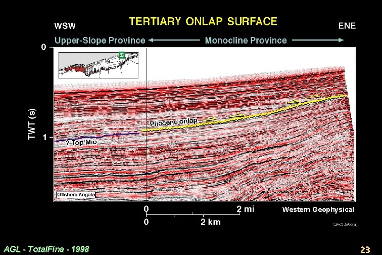 Western Geophysical AGL - Total. Fina - 1998 23 
