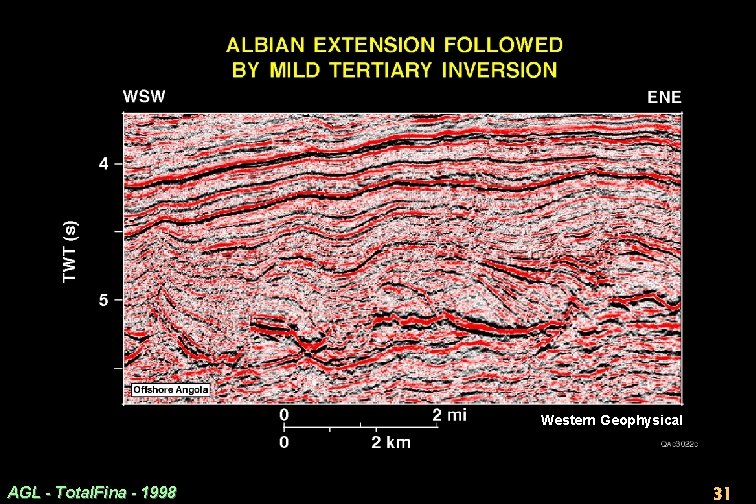 Western Geophysical AGL - Total. Fina - 1998 31 