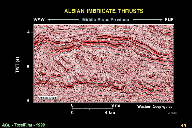 Western Geophysical AGL - Total. Fina - 1998 44 