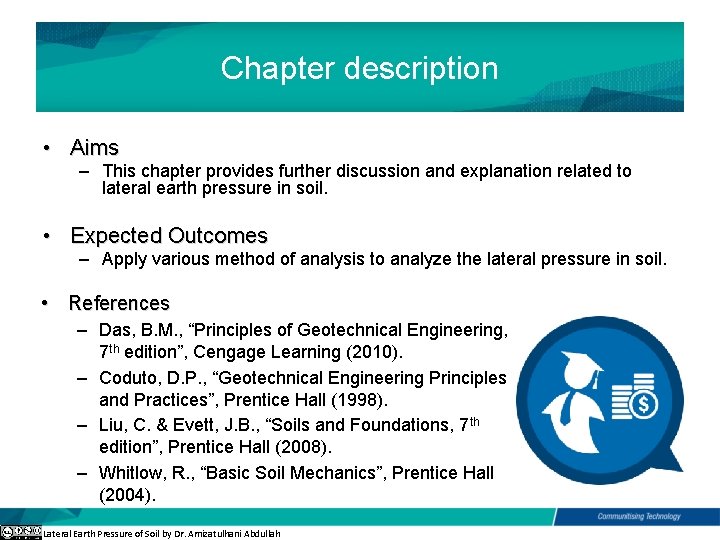 Chapter description • Aims – This chapter provides further discussion and explanation related to