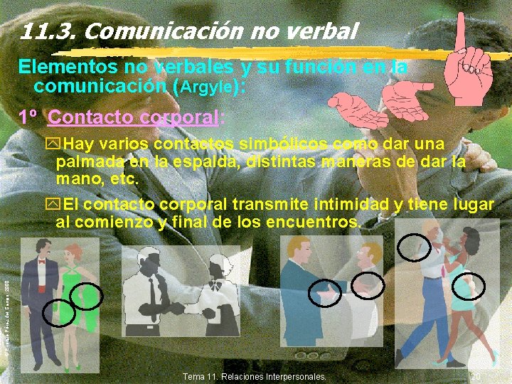 11. 3. Comunicación no verbal Elementos no verbales y su función en la comunicación