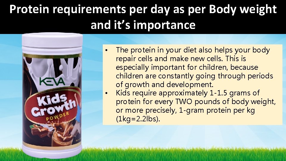 Protein requirements per day as per Body weight and it’s importance • • The Protein requirements per day as per Body weight and it’s importance • • The