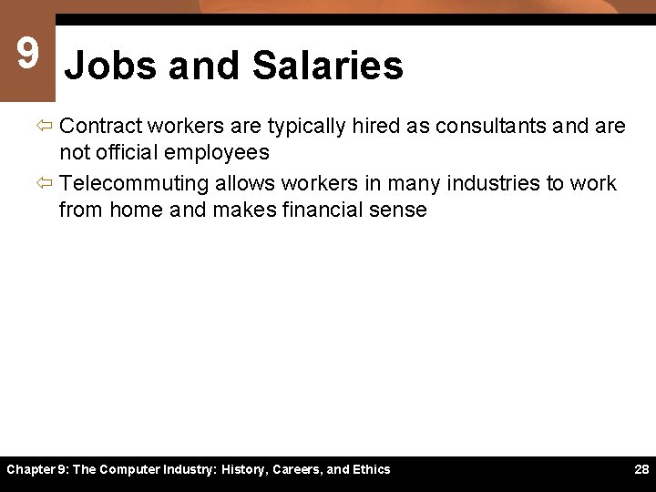 9 Jobs and Salaries ï Contract workers are typically hired as consultants and are