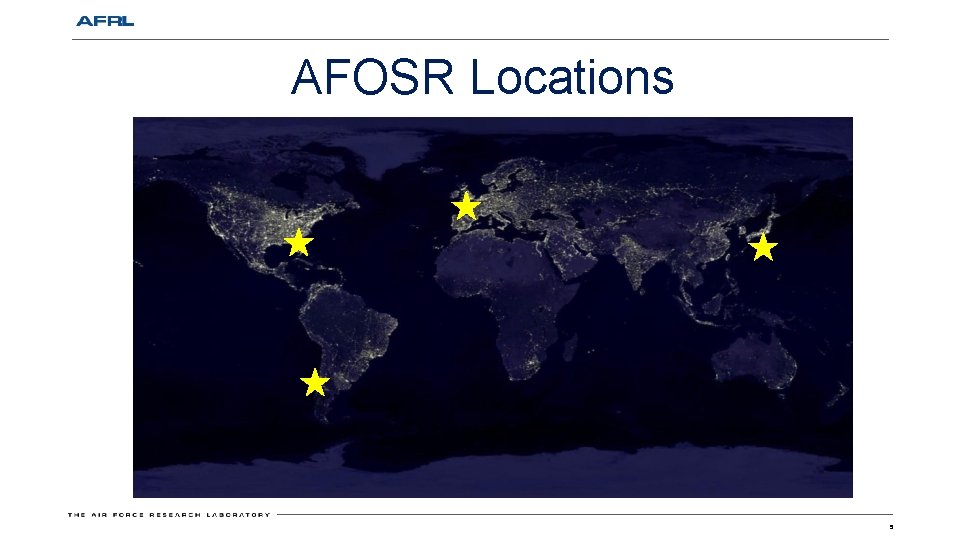 AFOSR Locations 5 