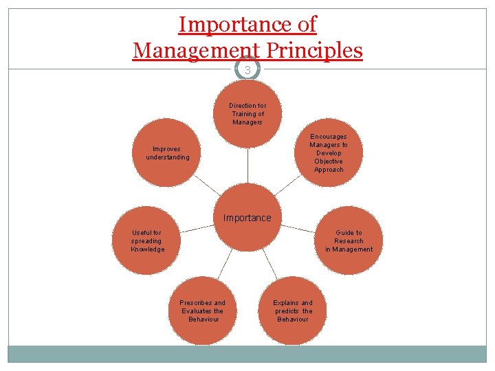 Importance of Management Principles 3 Direction for Training of Managers Encourages Managers to Develop