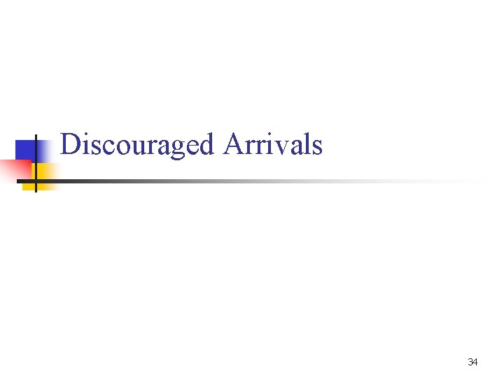 Discouraged Arrivals 34 