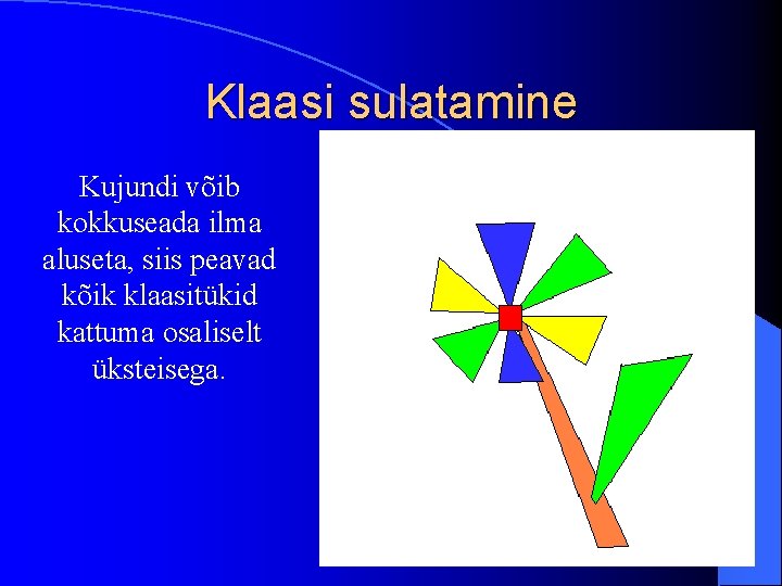 Klaasi sulatamine Kujundi võib kokkuseada ilma aluseta, siis peavad kõik klaasitükid kattuma osaliselt üksteisega.