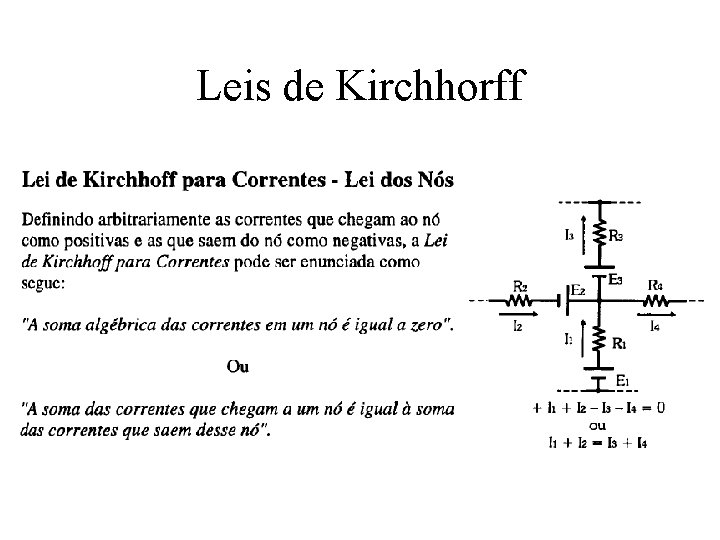 Leis de Kirchhorff 