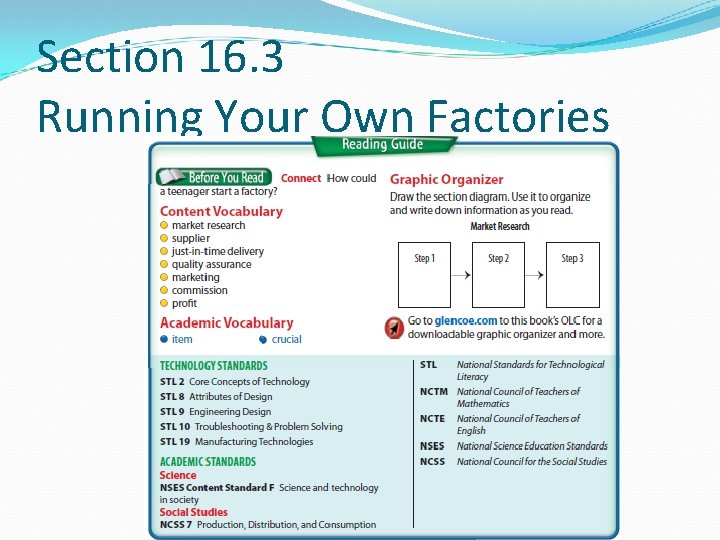Section 16. 3 Running Your Own Factories 